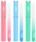 Glass Nail Files for Natural Nails，3Pack Double Sided 180/320 Crystal Nail Filer with Case,Professional Fingernail Files for Women Girls Gifts (Light Color)
