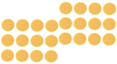 Mikinona 2 Sets Gesichtsreinigungsschwämme Aus Natürlicher Zellulose Mit Peeling-pads Zur Gründlichen Make-up-entfernung 12 Stück * 2