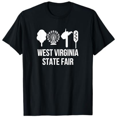 West Virginia State Fair Food am Stiel T-Shirt