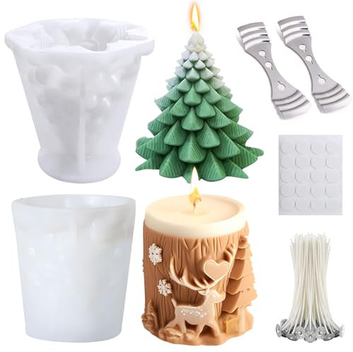 Kerzen Formen Silikon Silikonformen Gießformen Weihnachten, Kerzen Selber Machen Set Kerzenformen Zum Gießen Kerzen Silikonformen Kerzenform Silikon Kerzenformen Epoxidharz Formen