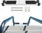 Stainless Steel Pool Ladder Steps Replacement Non Slip Swimming Pool Ladder Rung Step with Bolts Swim Stairs Steps Pedal for Above Ground Inground Pools
