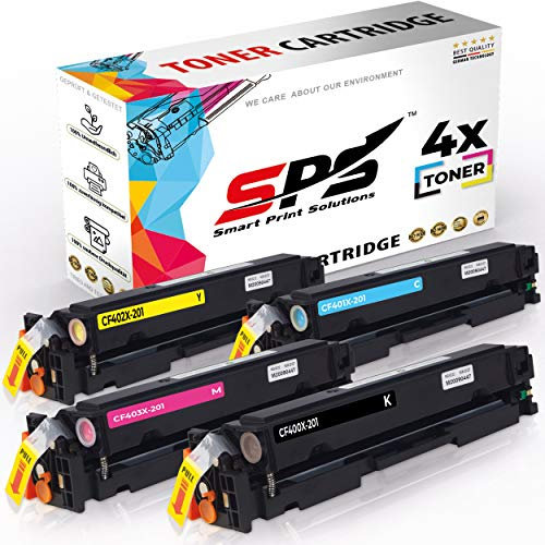 SPS Drucker Toner Kompatibel für HP Color Laserjet Pro MFP M 274 - CF400X / 201X | Mehrfarbig | 2.800 Seiten