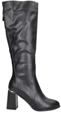 Tata Italia Stivali con doppia zip, Tacco alto 8cm BLACK 36