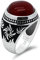 Vintage antiker Ring Herrenringe Sterling Silber 925 Islamischer Muslim mit Onyx Stein Männerring Vintage Swirl Türkischer Handarbeit Schmuck