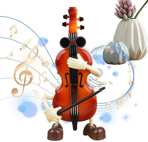 Dtaigou Music Boxes for Women | Musical Box Swing Toy with Feet | Manual Vintage Table Desk Decoration for Birthday, Valentine's Day, Christmas, New Year Gift