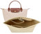 Amexo Taschen Organizer für Longchamp Tascheneinsatz-Organizer Handtaschen Innentasche Organizer Handtaschen Organizer aus Filz mit Multi-Taschen Organizer für Longchamp Le Pliage (S)