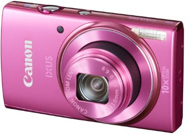 Canon IXUS 155 20MP Digital Camera Pink (Renewed)