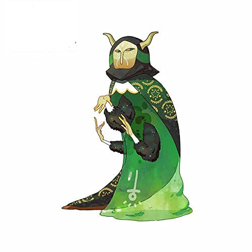 13 cm x 9 cm für Green Magician Motorrad Auto Aufkleber Anime Aufkleber Graffiti Vinyl Material Kratzer