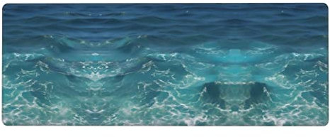 The Deep Ocean Printing Extra Large Mouse Pad 30,5 x 80 cm for Office, Gaming, and Learning - Durable, Comfortable and Environmentally Friendly