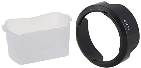 Oiqippnbv Flash Diffuser Softbox for Speedlite -568 EX Flash Diffuser & EW-54 Camera Lens Hood for M EF-M 18-55mm