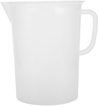 Vaguelly Oil Measuring Cup Plastic Graduated Jug for Engine Oil Gas Bottle Handle Measuring Container