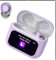 Bluetooth Kopfhörer, Mini Schlafkopfhörer Bluetooth 5.4 mit Touchscreen, 2025 Neue in Ear Kopfhörer Kabellos mit ENC Noise Cancelling, IP7 Ohrhörer mit 48H Immersiver Deep Bass Ohrhörer, Violett