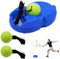 Generisch Tennis Practice Trainer, 3 pcs Tennis Practice Rebounder Ball for Solo Practices, Tenniss Trainer Rebound Ball with Durable Base, for Beginner Portable Tenniss Practices Tool (Blue)