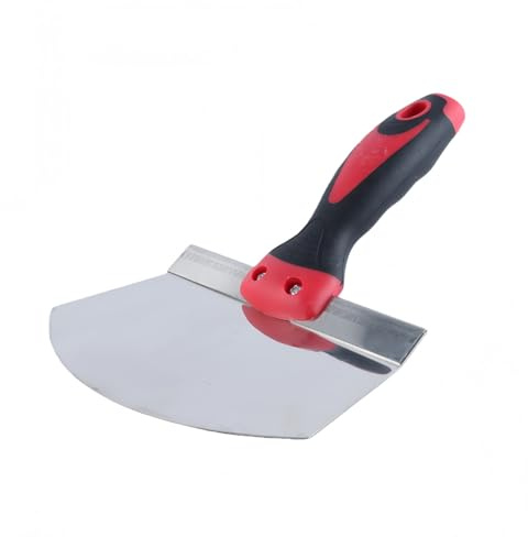 ACOLY Schaber-Eimer-Schaufel, Gebogen, Konturiert, Für Trockenbau, Gips, Edelstahl-Eimer-Schaufel