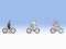 NOCH H0 Figuren-Set Mountainbike Modell handbemalt für Modellbahn, Eisenbahn H0 & Diorama – Miniatur Modellbau Figuren Zubehör 1:87 (15899)