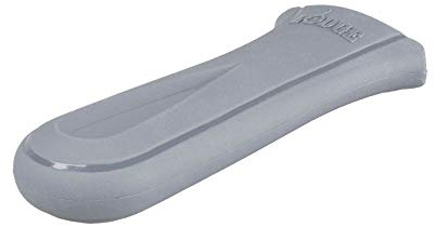 Lodge Deluxe Silicone Handle Holder for 9 Inch & Larger Skillets, Stone | Dishwasher Safe Deluxe Silicone Handle Holder for Lodge Cast Iron Skillets 9 Inches or Larger, Up to 550°F