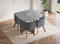 DecoInParis Ensemble Table + 4 chaises encastrables ES FLEN