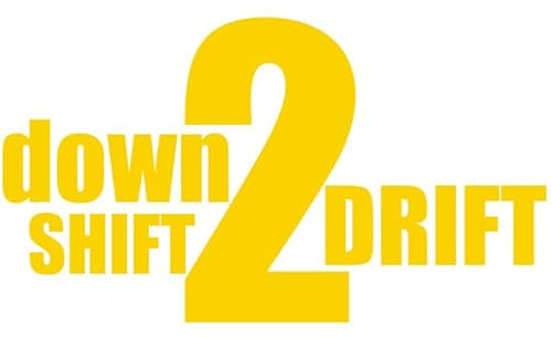 DOWN Shift 2 Drift XXL 1046 (gelb) // Sticker OEM JDM Style Aufkleber