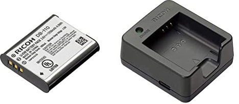 Ricoh Imaging DB-110 Kamera-Akkus & BJ-11 Battery Charger for Db-110 Rechargeable Li-Ion Battery. Ricoh Gr III & WG-6