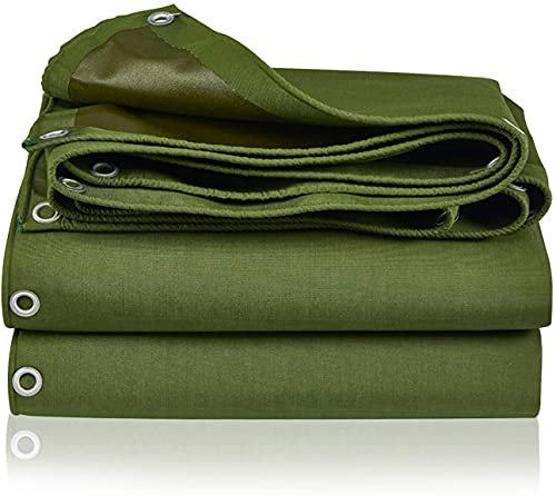 Lona de Lona Anti Lluvia, Cubre Resistente al Agua, Resistente a los Rayos UV, para Coche, Barco, Camping, Leña (6.6 x 9.8 pies)