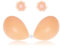 GANMFOYC Reggiseno Adesivo Invisibile Push Up Bra Silicone Autoadesivo Senza Spalline Copricapezzoli Reggiseno Schiena Nuda Reggiseni Adesivi Riutilizzabile(Beige,D)