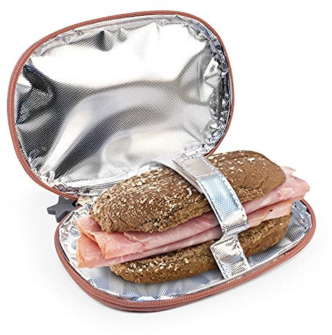 Porta Bocadillos Infantil Termoinsulado Iris Barcelona Modelo Snack Rico. Color Rosa