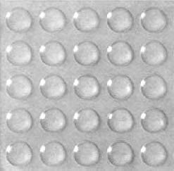 Soft Close Cupboard Door Buffer Rubber FEET Pads Adhesive Bumper Cushion 10mm x25 Dots
