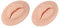 ATOMUS 2pcs Tattoo Practice Skin Silicone Ultra Soft Fake Skins 3D Practice Skin for Microblading Permanent Makeup Lips Tattoo Practice Skin for Makeup Lips