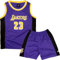 DaceStar Basketball Trikot Kinder, 2 Stück Basketball Kinder Trikot, Basket-ball Kleidung Jungen，Basket-ball Training Jersey 4-14 Jahre S