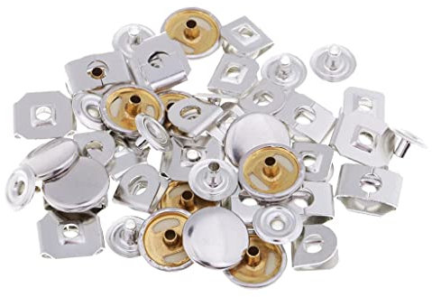 LOVIVER 12pcs Hosenhaken Nähfrei Verschluss Hose Haken Und BAR Bekleidung Verbindungen