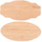 SUPVOX 2Pcs Unfinished Hanging Wood Plaques,Blank Bamboo Plaques, Simple Notice Boards Hanging Door Plates for Pyrography Painting Writing DIY Home Crafts Supplies