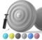 PROIRON Ballsitzkissen, Balance Pad 34cm, Noppenkissen für aufrechte Körperhaltung, Fitness, Gleichgewichts- und Krafttraining inkl. Pumpe (Grau)