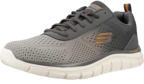 Skechers Men's Track Ripkent Trainers, Olive Mesh/Synthetic, 6 UK