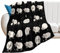 NIBABAEU Decke, entzückendes kindliches Tier, niedliches Schaf, weich, flauschig, Überwurf, Decken, gemütlicher Plüsch, bequem für Couch, Sofa, Bett, 75 x 100 cm