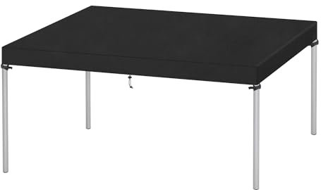 VANSHEIM Housse de Protection Table de Jardin Impermeable Anti-UV 420D Tissu Oxford 190x90x15cm