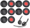 V-MOTA Blackwire 300 DA - Almohadillas para auriculares Plantronics Blackwire C325.1, C3251-M, C315, C315T, C315.1-M, C325, C200's y C300 (5 pares)