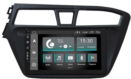 Radio de Coche para Hyundai I20 2015-2018 Android GPS Bluetooth WiFi USB Dab+ Touchscreen 9 4core Carplay AndroidAuto