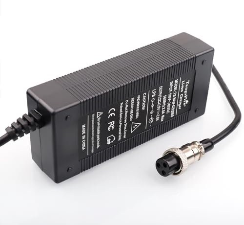Chargeur de Batterie 36V Ttrottinette électrique Chargeur 2A Sortie 42V 2A Li-ION Chargeur de Batterie pour vélo électrique