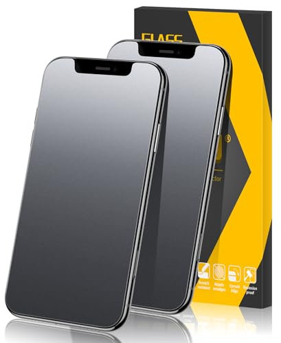 JEHOO Lot de 2 pour iPhone 11 Pro Max/iPhone XS Max Verre Trempé Mat, Protection d'écran Antireflet, Anti-Empreintes Digitales Sans Bulles Ultra Résistant Dureté 9H Glass