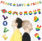 Peace Love Pride Regenbogenbanner, Gay Pride Dekorationen Pride Banner LGBTQ Partydekorationen Gastgeschenke für Lesben Transgender Gay Partyzubehör