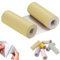 XINZUAN 18 Farben, Selbstklebende Wandaufkleber Grenze, Wallpaper Border, Selbstklebende Pvc Wasserdichte Sockelleiste Tapete Einfarbig Matte Wandbordüre (hellgelb, 5m*10cm)