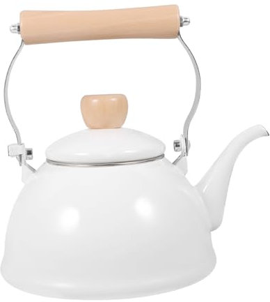 BIUDECO Tetera De Esmalte Tetera Antigua Tetera China Hervidor De Agua Para Estufa Teteras Para Estufa Tetera Pequeña Para Estufa Tetera Retro Olla De Agua Estufa De Teteras De Té