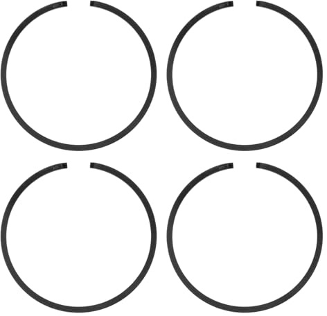 M METERXITY 4-Pack Set Di Fasce Elastiche 46mm x 1.5mm Fasce Elastiche Standard Fasce Elastiche Per Motosega Ricambi Per Motosega Parti Di Ricambio [Nero]