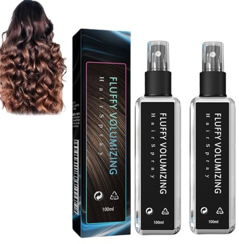 Natürliches Pflanzenprotein-Haarspray für mehr Volumen, Volumen-Haarspray, Styling-Spray für sofortiges Volumen, fettet und klebt nicht