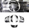 Auto-Innenverkleidungs Auto Lenkrad Dekoration Abdeckung ABS Aufkleber Für Toyota Für FJ Cruiser Innen Zubehör Styling Auto Dekoration Rahmen Trim(Type 3)