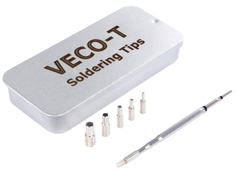 Heat Set Insert Tool, Lötkolbenspitzen mit Gewindeeinsätzen M2 M2,5 M3 M4 M5, kompatibel mit C210 Lötkolben, 3D-Druckwerkzeugen
