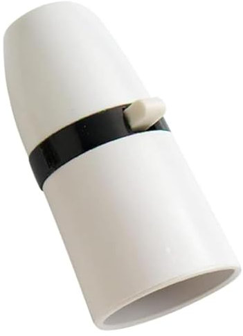 U-Trade Bayonet Cap Ceiling Lamp Bulb Holder – T2 Cord Grip Pendant Light Fitting – Switched BC Lamp holder for Bayonet Light Bulbs – White (Switched)