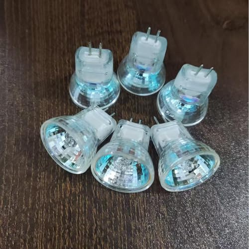 BLOMDE MR8 Halogenlampe, warmweiß, dimmbar, hoher Lichtstrom (CRI 100), für Halogen-Schienensysteme, Pendelleuchten, Schrankleuchten (6 Stück/12 V 5 W)