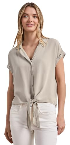 Street One Damen 3413007 Dropped Shoulder Bluse mit Bowling-Kragen (1er Pack)