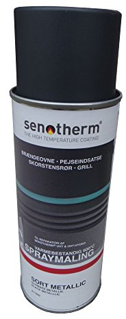 Ofenspray Schwarz-Metallic Weilburger Senotherm UHT rauch- und geruchsfrei Ofen Lack hitzebeständig 400 ml